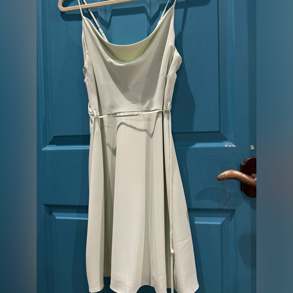 Gb girls Patel green flowy dress